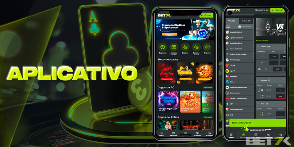Possibilidade de jogar jogos de cassino no seu celular Bet7k Brasil
