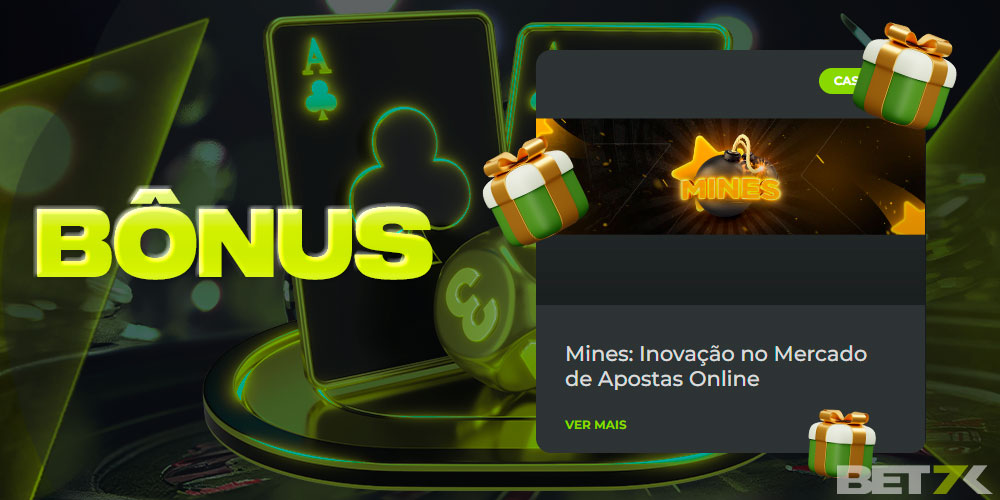 Bônus por jogar Mines