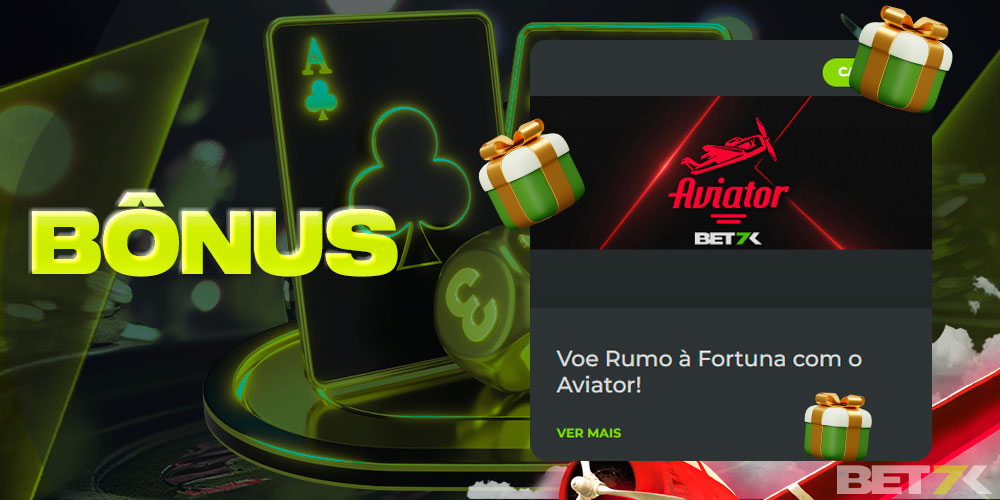 Bônus do jogo Aviator da empresa de apostas Bet7K Brasil